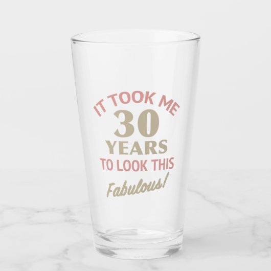Verre Fabuleux 30e anniversaire (Devant)