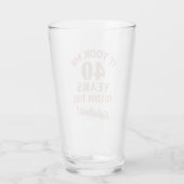 Verre Fabuleux 40e anniversaire (Dos)