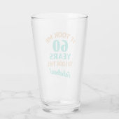 Verre Fabuleux 60e anniversaire (Dos)
