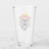 Verre Face d'ours grizzli (Dos)