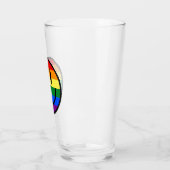 Verre Face souriante arc-en-ciel (Gauche)