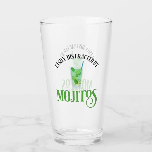 Verre Facilement Distrait Par Les Mojitos (Dos)