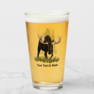 Verre Facturation De L'Oie Taureau Sur Un Vieux Papier