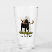 Verre Facturation De L'Oie Taureau Sur Un Vieux Papier (Devant)