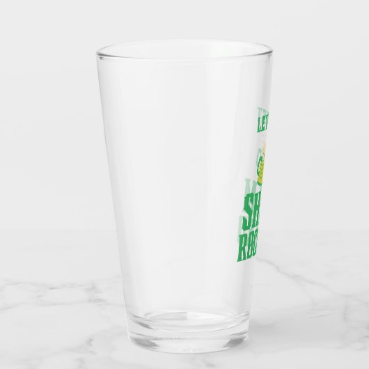 Verre Faisons-nous fêter la Saint-Patrick (Droite)