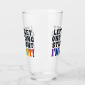 Verre Faisons une chose, je ne suis pas (Gauche)