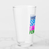 Verre Faites-moi confiance je suis un SLP (Droite)