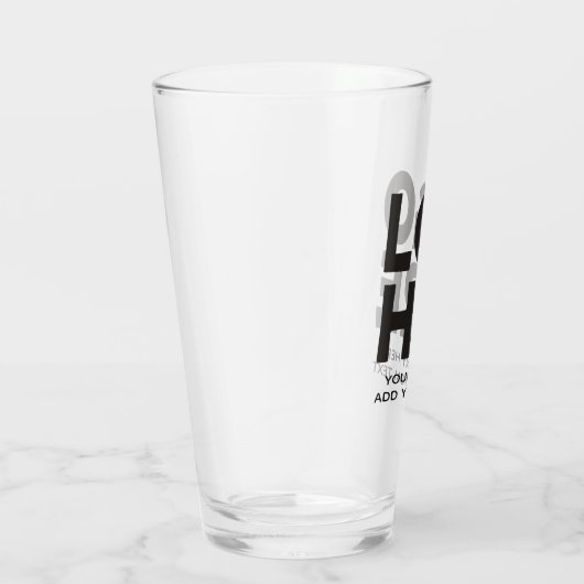 Verre Faites votre propre logo personnalisé et promotion (Droite)