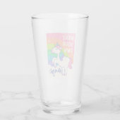 Verre Faites votre propre magie | Cute Unicorn (Dos)
