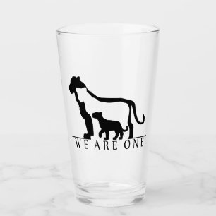 Verre Famille Lion