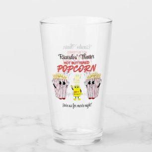 Verre Family Movie Theater Fun Popcorn Mascottes Pint Be