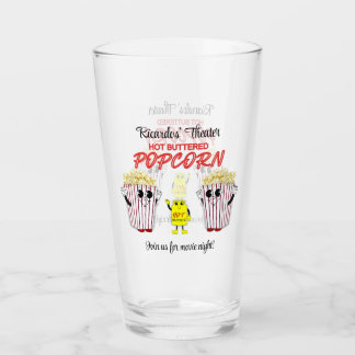 Verre Family Movie Theater Fun Popcorn Mascottes Pint Be