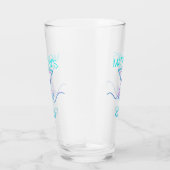 Verre Fancy Script Fun Colonnes Fun Bar (Droite)