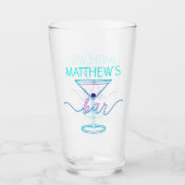Verre Fancy Script Fun Colonnes Fun Bar (Devant)