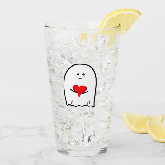 Verre Fantôme avec coeur (Dos glace)