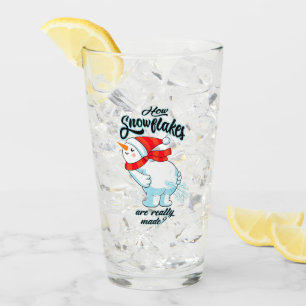 Verre Farer Snowman Comment Les Snowflakes Sont Vraiment