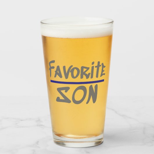 Verre Favorite SON humour frère nouveauté (Devant (rempli))