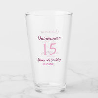 Fée rose 15e anniversaire simple moder quinceanera