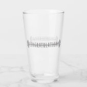 Verre Félicitations Beer Glass Tumbler (Dos)