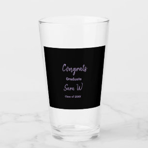 Verre Félicitations classe d'ajouter le nom d'année scol
