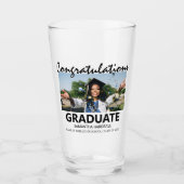 Verre Félicitations diplômé | Photo (Devant)