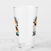 Verre Feline fin au soleil - Chat Tropical relaxé (Gauche)