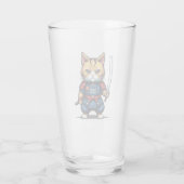 Verre Feline Samurai Warrior (Dos)