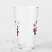 Verre Feline the Love - Design de chat de la belle Valen (Gauche)