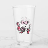Verre Feline the Love - Design de chat de la belle Valen (Devant)