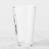 Verre "Feminité intemporelle" Elégante Etched 16 oz. Ver (Gauche)