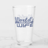 Verre Femme la plus cool du monde (Dos)