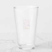 Verre Femme Maman Boss Retro Script Fête des mères (Dos)