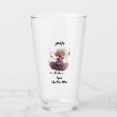 Verre Femme senior spirituelle (Devant)