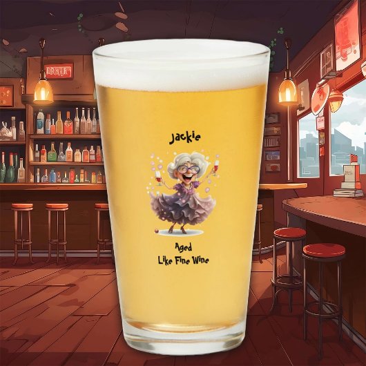 Verre Femme senior spirituelle