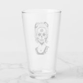 VERRE FEMME SKULLHEAD (Dos)