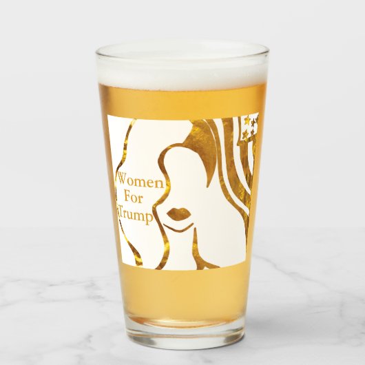VERRE FEMMES POUR TRUMP (Devant (rempli))