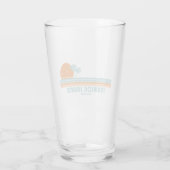 Verre Fenwick Island Delaware Sun Palm Trees (Dos)