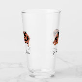 Verre Ferme de cochons KuneKune personnalisée (Gauche)