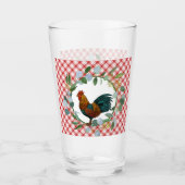 Verre Ferme Eucalyptus Wreath & Rooster (Devant)