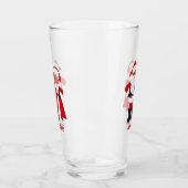 Verre Festive Noël Père Noël Mme Claus Afrique Amérique (Gauche)