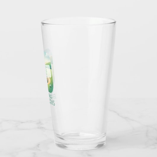 Verre Fête à thème de golf (Gauche)