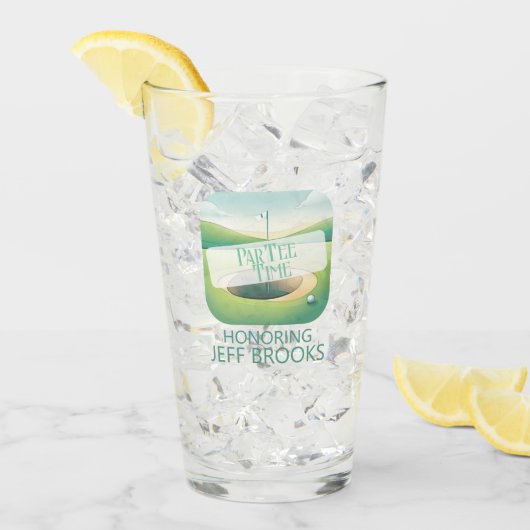 Verre Fête à thème de golf (Devant glace)