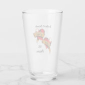 Verre Fête d'anniversaire Maman & Papa (Dos)