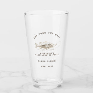 Verre Fête de Bachelorette sur le thème des poissons per