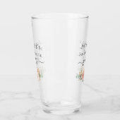 Verre Fête de fiançailles rose gold florale eucalyptus (Gauche)