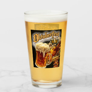 Verre Fête de la bière artisanale vintage