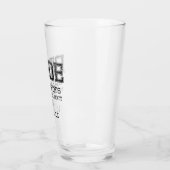 Verre Fête de la mariée collégiale (Gauche)