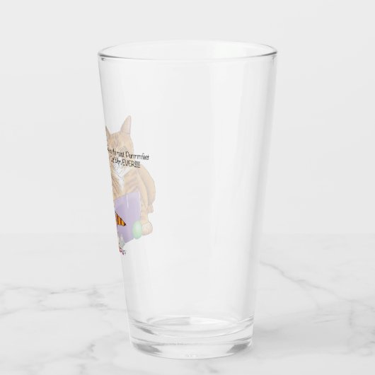 Verre Fête de la mère de la mère du meilleur chat (Gauche)