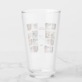 Verre Fête de la Première Mère personnalisée Photo Colla (Dos)