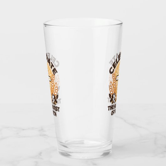 Verre Fête de la récolte de la foi - Art inspirant (Droite)